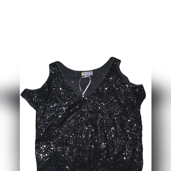 Womens Jeans By Buffalo, size medium,  sequin peek a boo top, excellent! - Picture 3 of 4